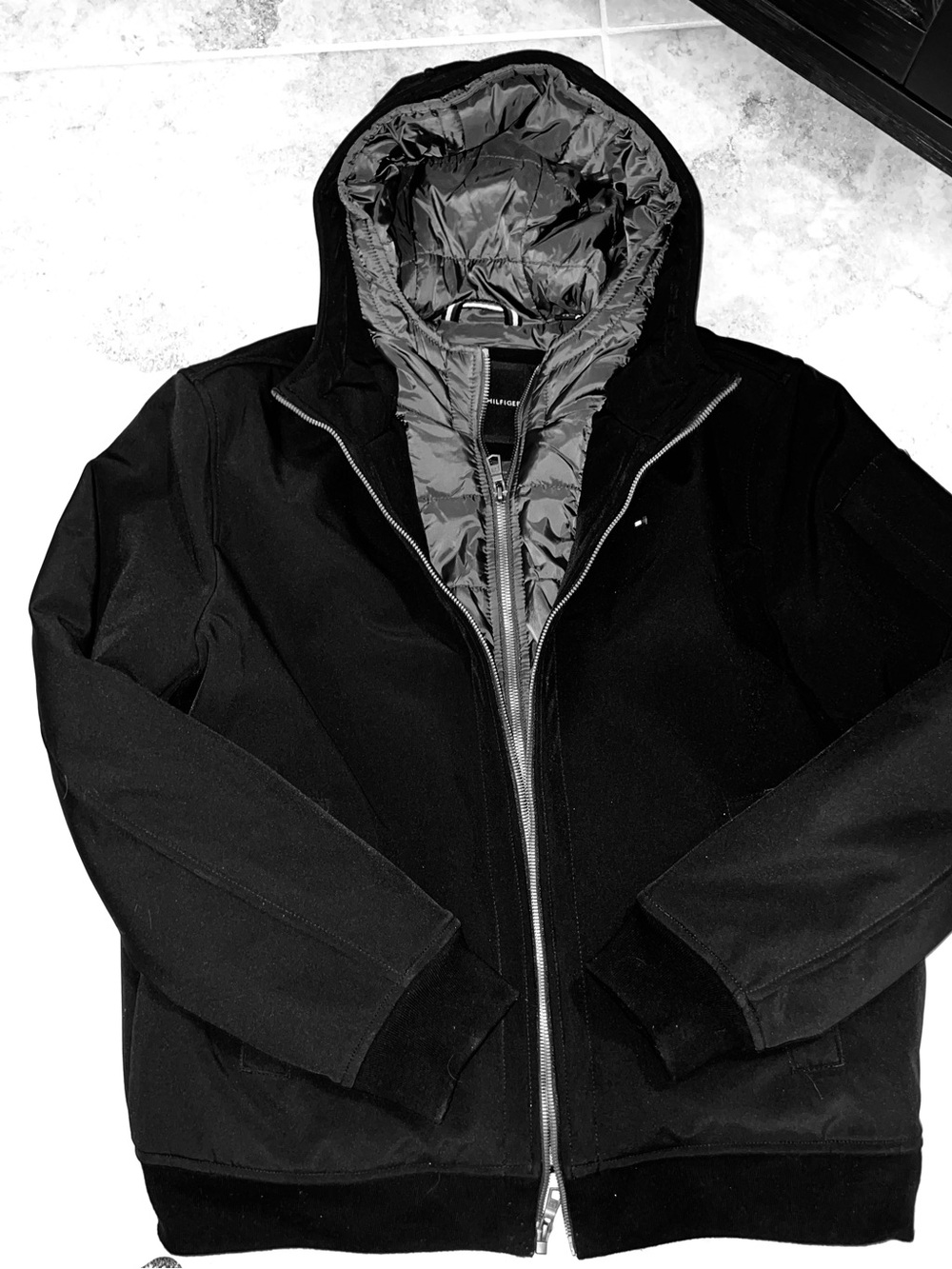 Tommy Hilfiger winter coat very plush.